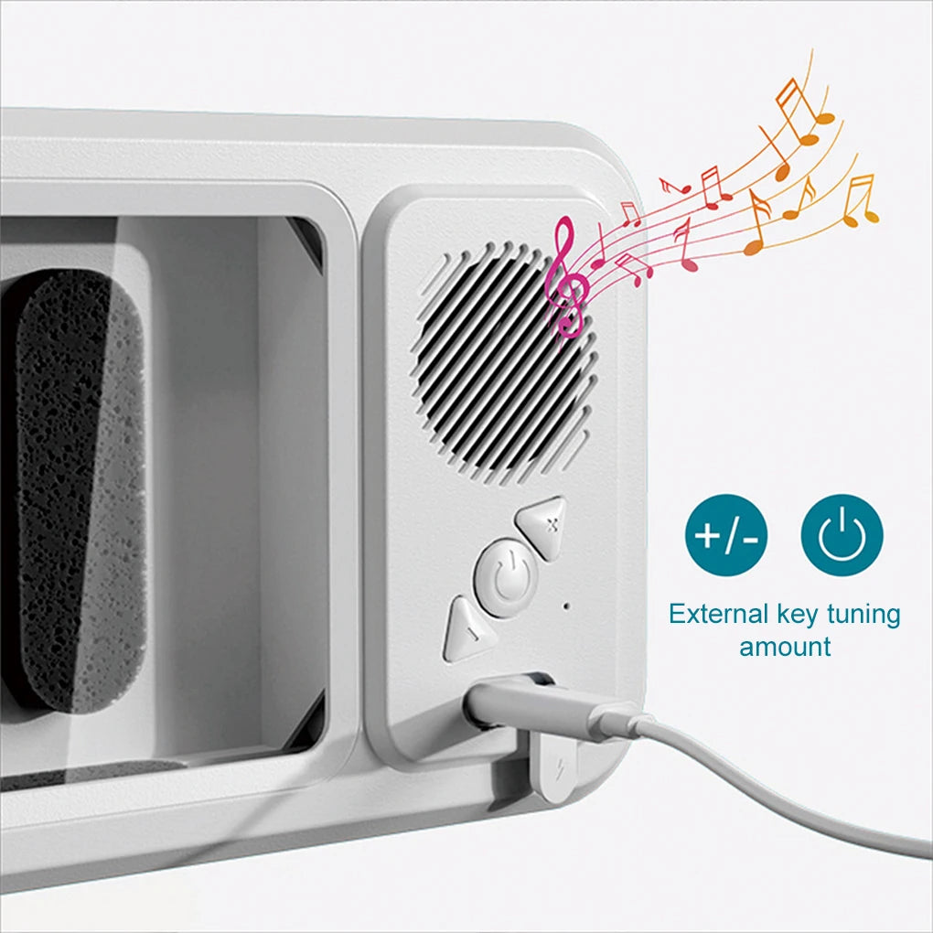 Shower Phone Holder with Bluetooth Speaker 360 Rotation Phone Mount