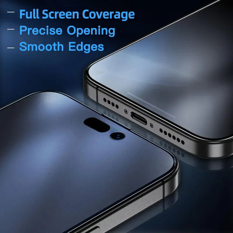 [CASH] 3 Packs – Tempered Glass Screen Protector with Anti-Scratch Anti-Fingerprint Privacy & Auto Dust-Free Install